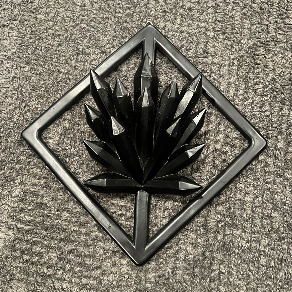 Killstar Black Crystal Necklace Holder For Wall